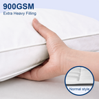 CHOKIT Luxury Soft 5D Spiral Fiber Mattress Topper, Extra Thick Mattress Pad Cover for Back Pain Relief, Cooling Breathable Pillow Top Protector with 8-21" Deep Pocket, All Season Bedding