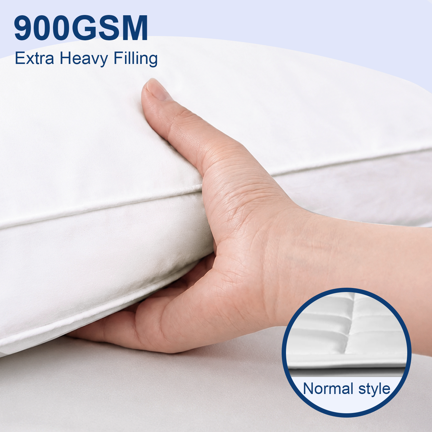CHOKIT Luxury Soft 5D Spiral Fiber Mattress Topper, Extra Thick Mattress Pad Cover for Back Pain Relief, Cooling Breathable Pillow Top Protector with 8-21" Deep Pocket, All Season Bedding