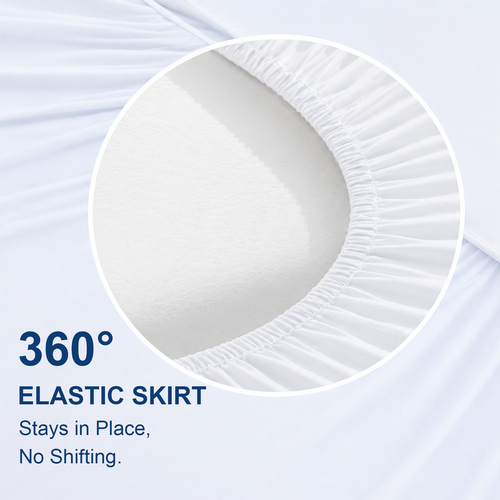 CHOKIT Luxury Soft 5D Spiral Fiber Mattress Topper, Extra Thick Mattress Pad Cover for Back Pain Relief, Cooling Breathable Pillow Top Protector with 8-21" Deep Pocket, All Season Bedding