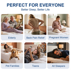 CHOKIT Luxury Soft 5D Spiral Fiber Mattress Topper, Extra Thick Mattress Pad Cover for Back Pain Relief, Cooling Breathable Pillow Top Protector with 8-21" Deep Pocket, All Season Bedding